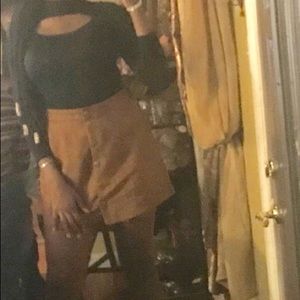 Button up mini skirt